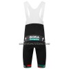 Pantaloncino con bretelle 2023 BORA-Hansgrohe Verde Nero